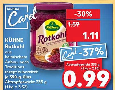 KÜHNE Rotkohl