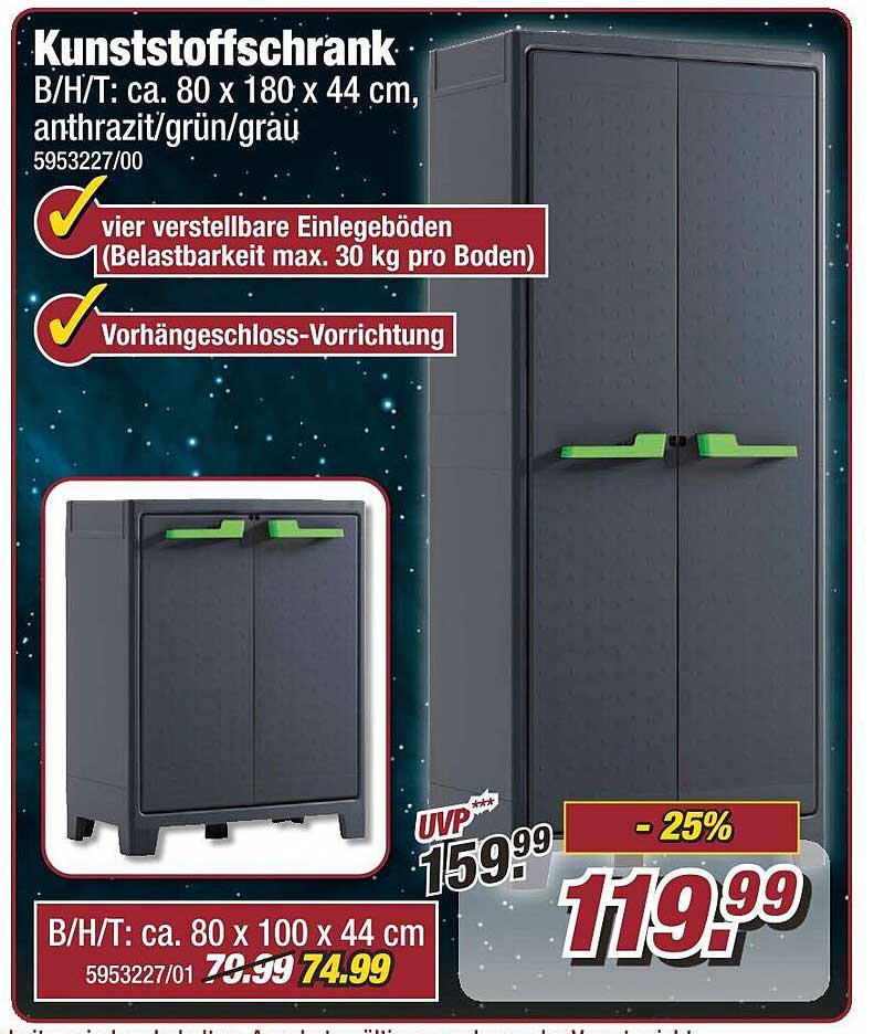 Kunststoffschrank