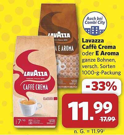 Lavazza Caffè Crema oder E Aroma