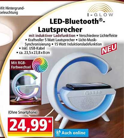 LED-Bluetooth®-Lautsprecher