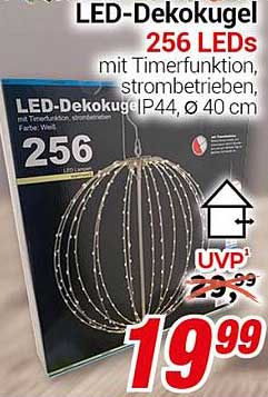 LED-Dekokugel 256 LEDs