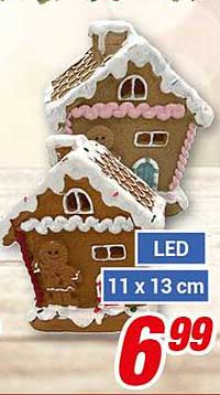 LED Lebkuchenhaus