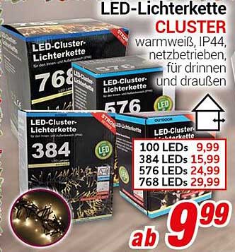 LED-Lichterkette CLUSTER