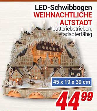 LED-Schwibbogen WEIHNACHTLICHE ALTSTADT