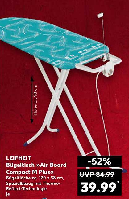 LEIFHEIT Bügeltisch »Air Board Compact M Plus«