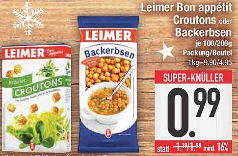 Leimer Bon appétit Croutons oder Backerbsen