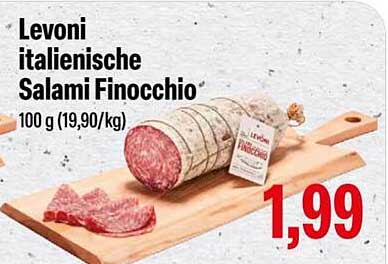 Levoni italienische Salami Finocchio