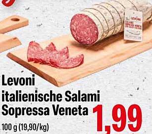 Levoni italienische Salami Sopressa Veneta