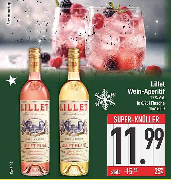 Lillet Wein-Aperitif