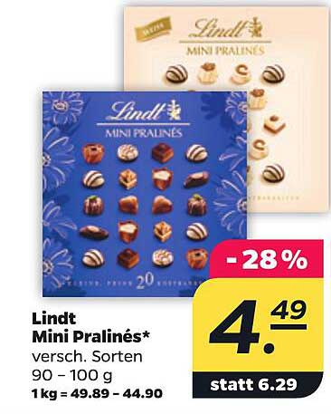 Lindt Mini Pralinés