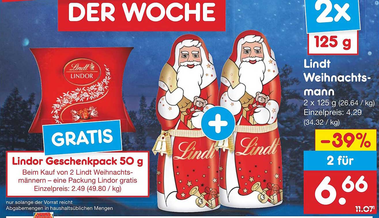 Lindt Weihnachtsmann