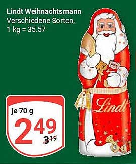 Lindt Weihnachtsmann