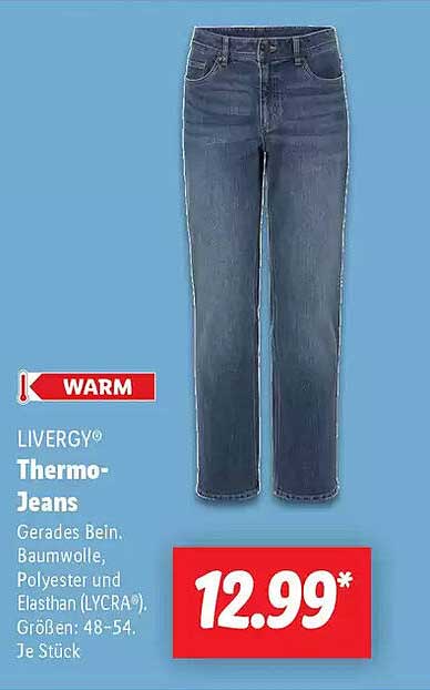 LIVERGY® Thermo-Jeans