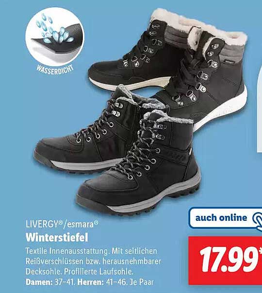 LIVERGY®/esamara® Winterstiefel