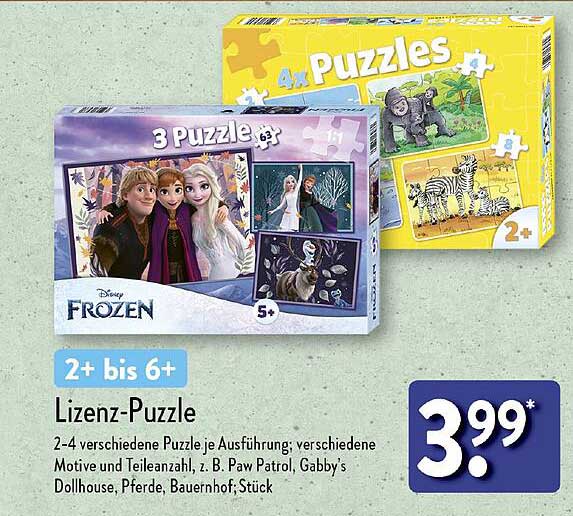 Lizenz-Puzzle