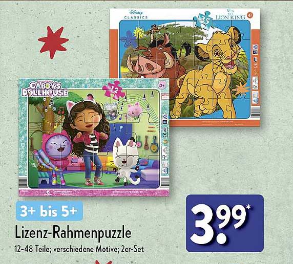 Lizenz-Rahmenpuzzle