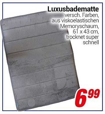 Luxusbadematte