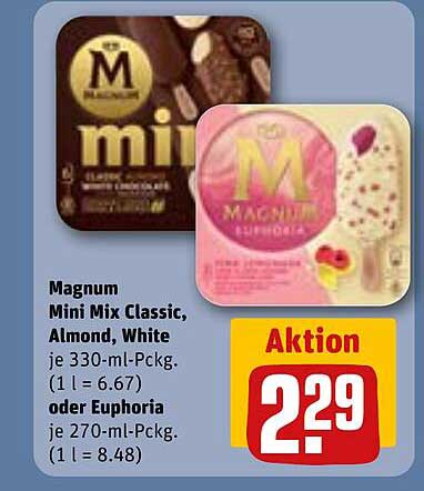 Magnum Mini Mix Classic, Almond, White