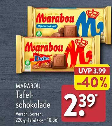 MARABOU Tafelschokolade