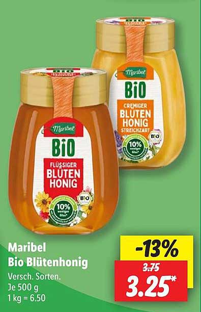 Maribel Bio Blütenhonig