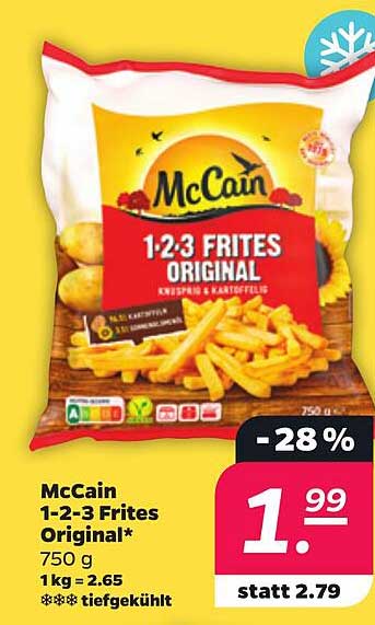 McCain 1-2-3 Frites Original*