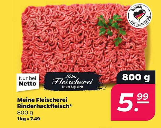 Meine Fleischerei Rinderhackfleisch*