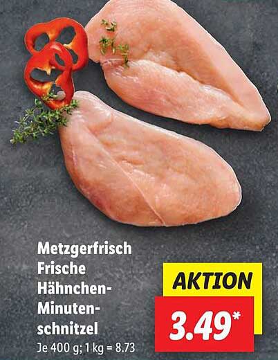 Metzgerfrisch Frische Hähnchen-Minuten-schnitzel