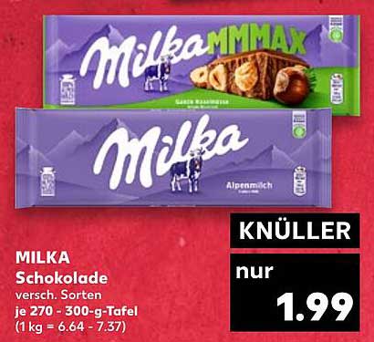 MILKA Schokolade