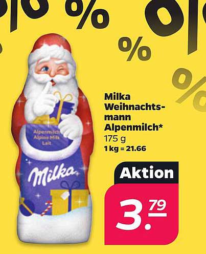 Milka Weihnachtsmann Alpenmilch*