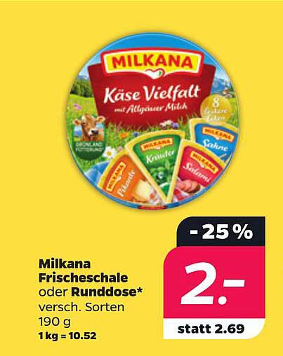 Milkana Frischeschale oder Runddose*