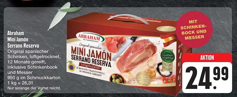 Mini Jamón Serrano Reserva