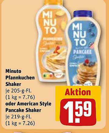 Minuto Pfannkuchen Shaker