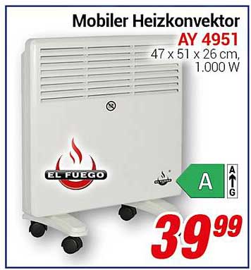 Mobiler Heizkonvektor AY 4951