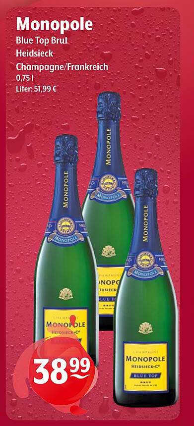 Monopole Blue Top Brut Heidsieck