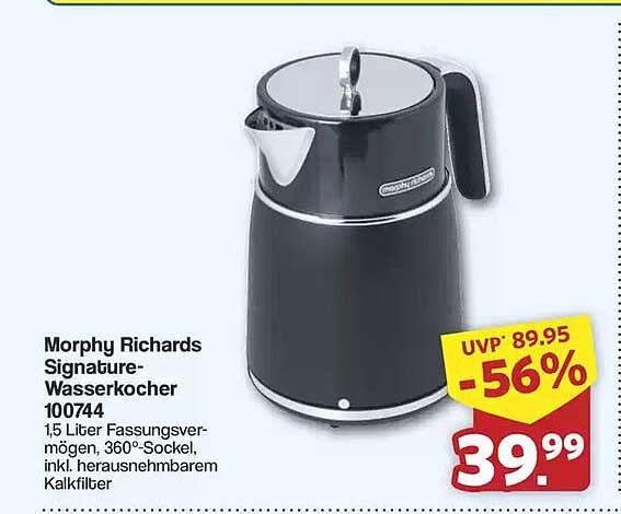 Morphy Richards Signature-Wasserkocher 100744