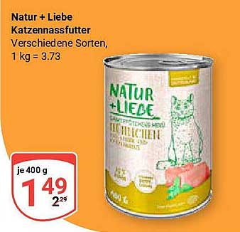 Natur + Liebe Katzennassfutter