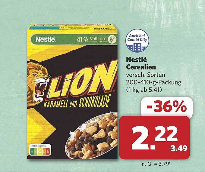 Nestlé LION Karamell und Schokolade