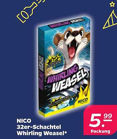 NICO 32er-Schachtel Whirling Weasel*