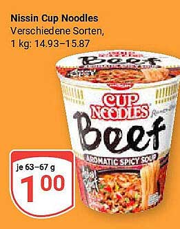 Nissin Cup Noodles Beef