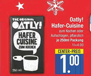 Oatly! Hafer-Cuisine