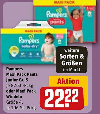 Pampers Maxi Pack Pants Junior Gr. 5