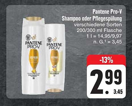 Pantene Pro-V Shampoo oder Pflegespülung