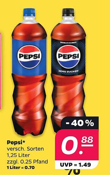 Pepsi* versch. Sorten