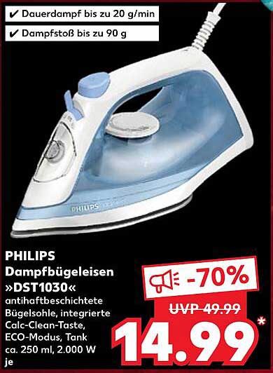 PHILIPS Dampfbügeleisen »DST1030«