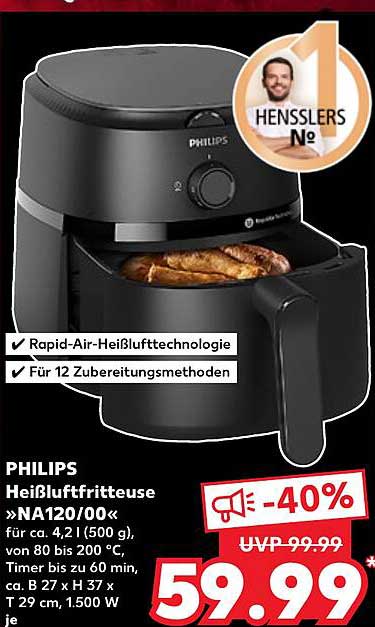 PHILIPS Heißluftfritteuse »NA120/00«