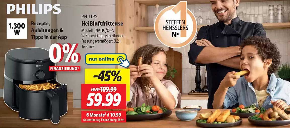 PHILIPS Heißluftfritteuse