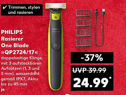 PHILIPS Rasierer One Blade »QP2724/17«