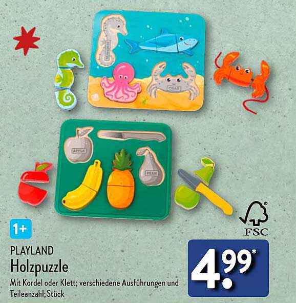 PLAYLAND Holzpuzzle