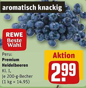 Premium Heidelbeeren