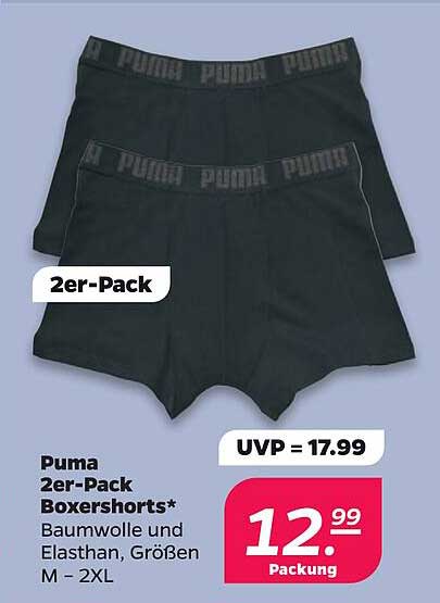 Puma 2er-Pack Boxershorts*